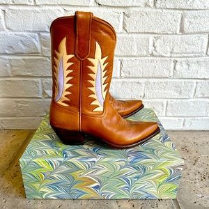 Mirin Crosby Cowboy Midi Boots Size 10 EUC Worn once!